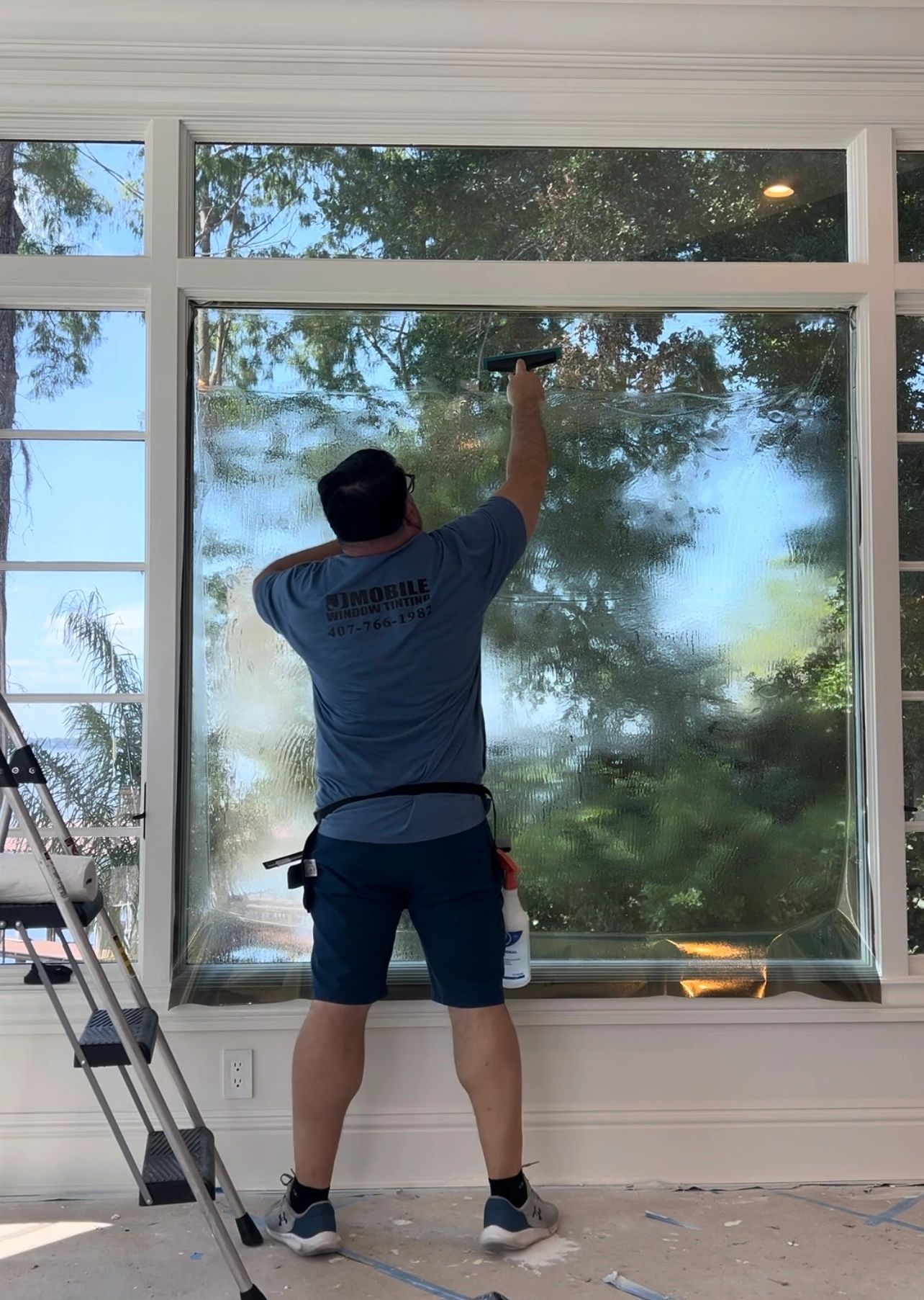 Window tinting service